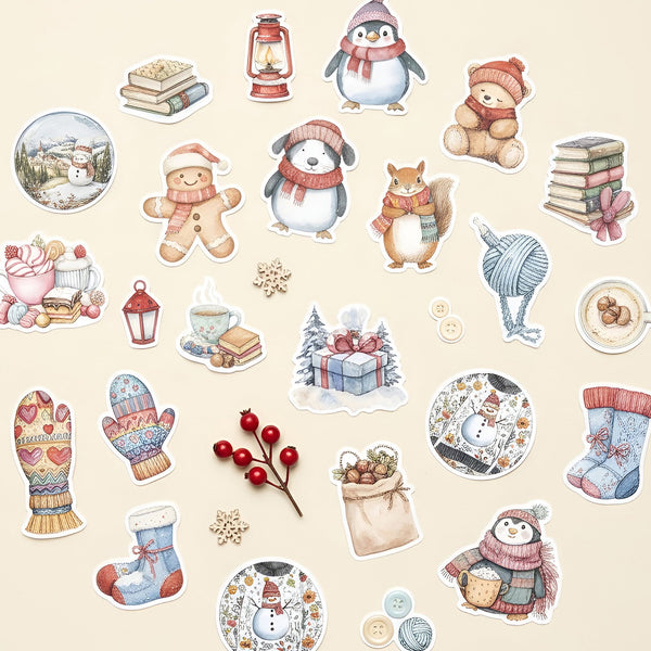 Winter Whispers Cozy Tales Stickers