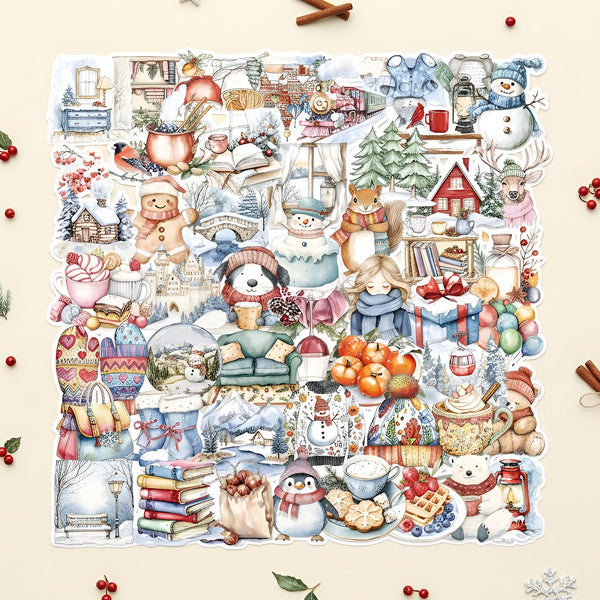 Winter Whispers Cozy Tales Stickers