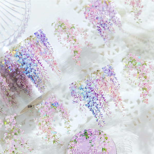 Wisteria Wine Holo Clear Masking Tape - Extra Large