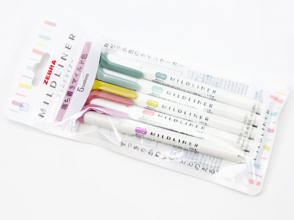 Zebra Mildliner Double Sided Highlighters - NEW COLORS