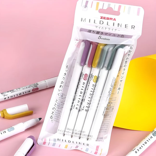 Zebra Mildliner Double Sided Highlighters - NEW COLORS