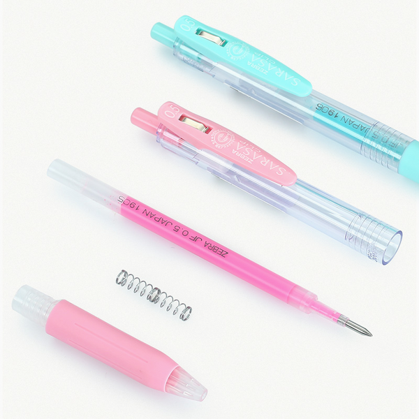 Zebra Sarasa Clip Milk Color Gel Pen - 8 Color Set