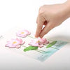Appree Leaf Sticky Memo Notes - Pink Lotus