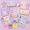 Kawaii character stationery collection featuring Chiikawa, Snoopy and other cute favorites with notebooks, pens, pencil cases and accessories