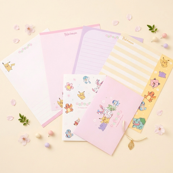 Pokémon Sakura Bloom Letter Set - Limited Edition - Petal Scatter